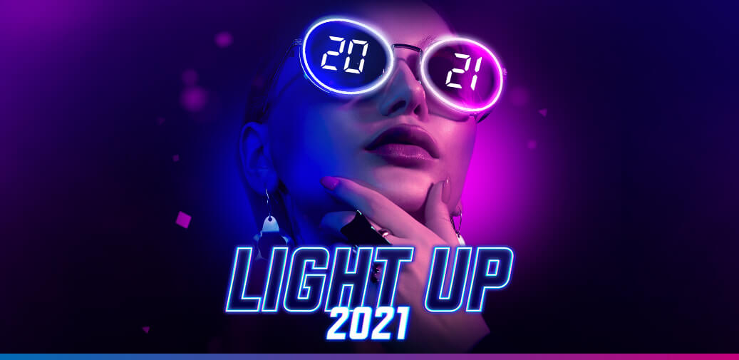 Light Up 2021 for New Year's Eve