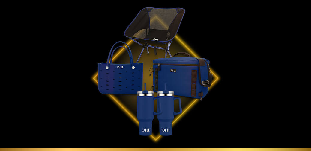 Picture of bags, a chair and cups