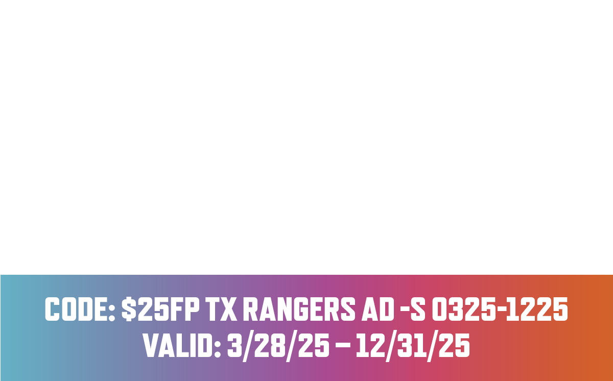 2025 Texas Rangers Offer