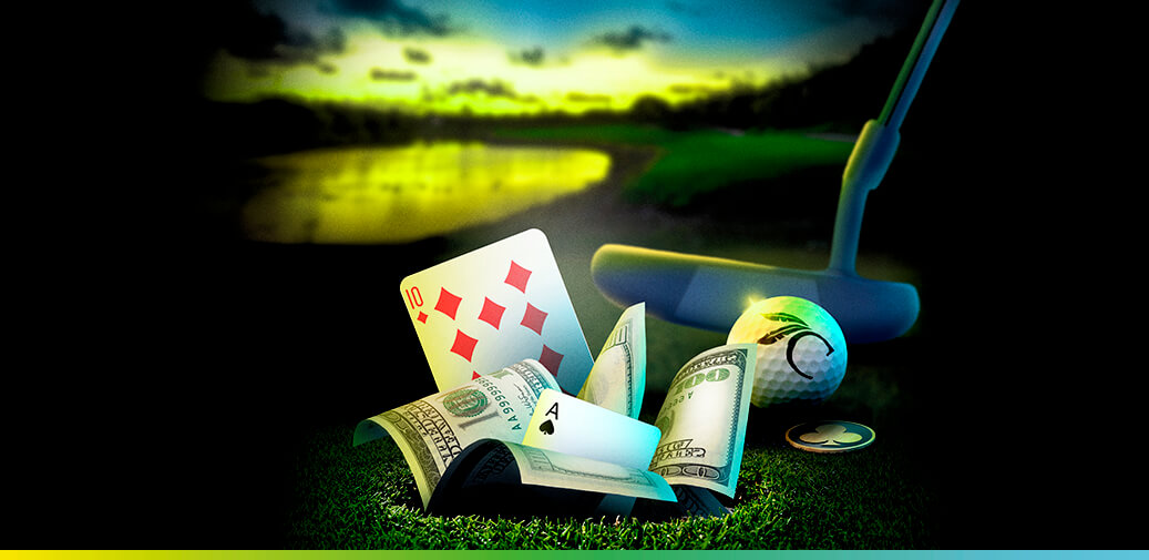 Putting money and ball