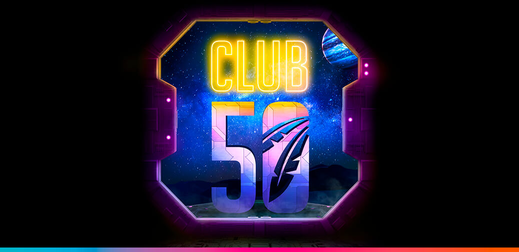 Big number 50 in space