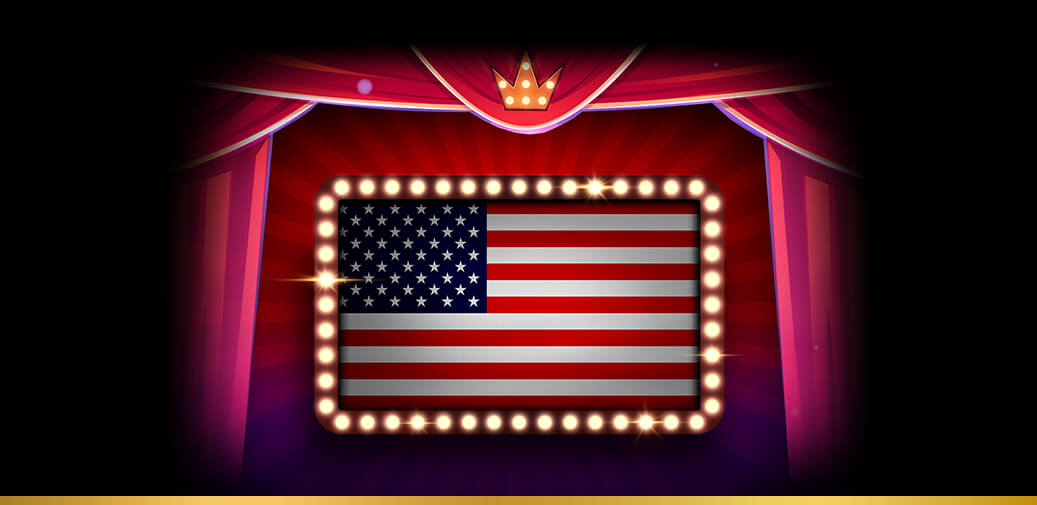 Flag with stars and stripes