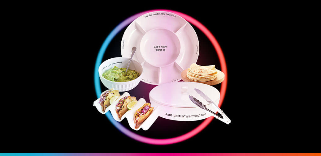 Portrait of dishes and tacos