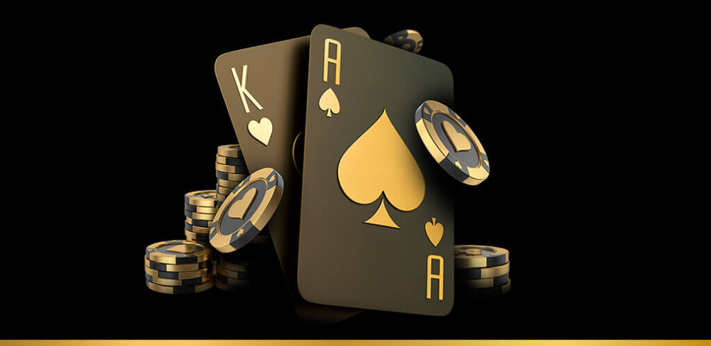Portrait of cards and chips