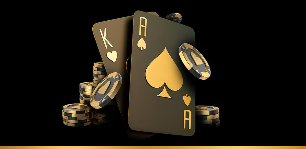 Portrait of cards and chips