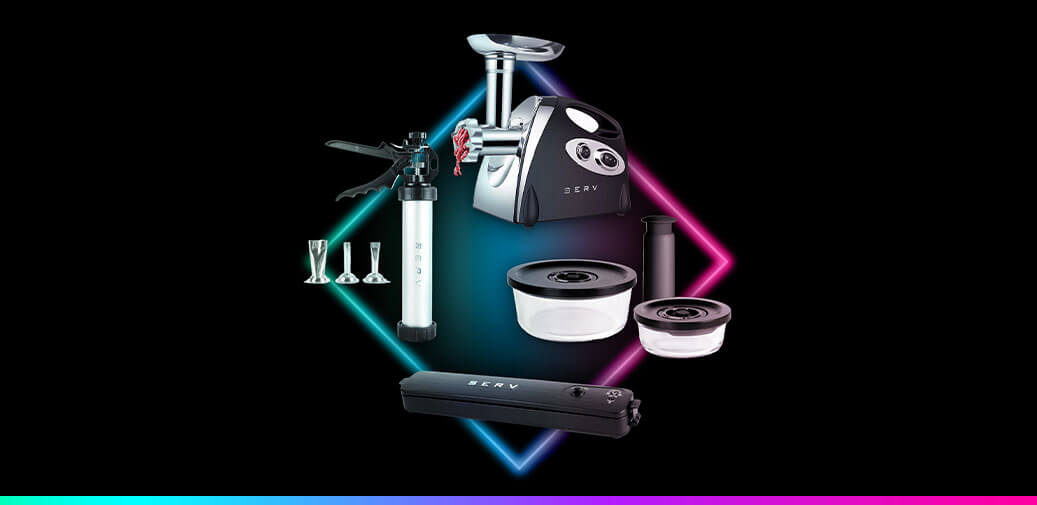 Meat processing set