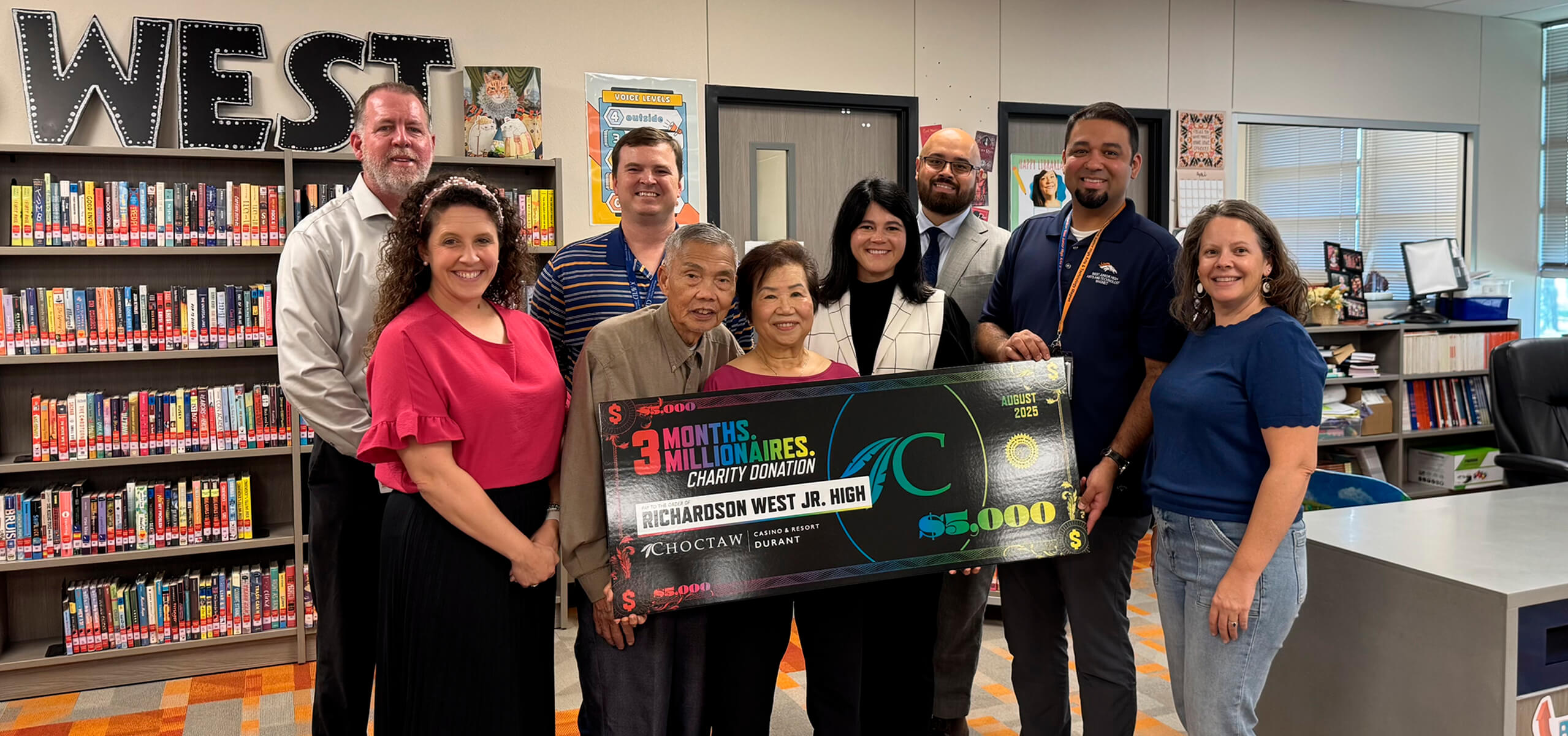 Picture of 3M3M Charity Donation Check