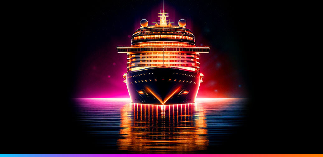 Picture of a cruise ship on the water