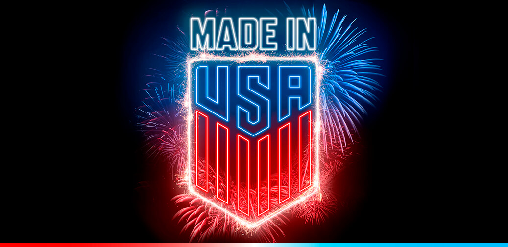 Made in USA with fireworks