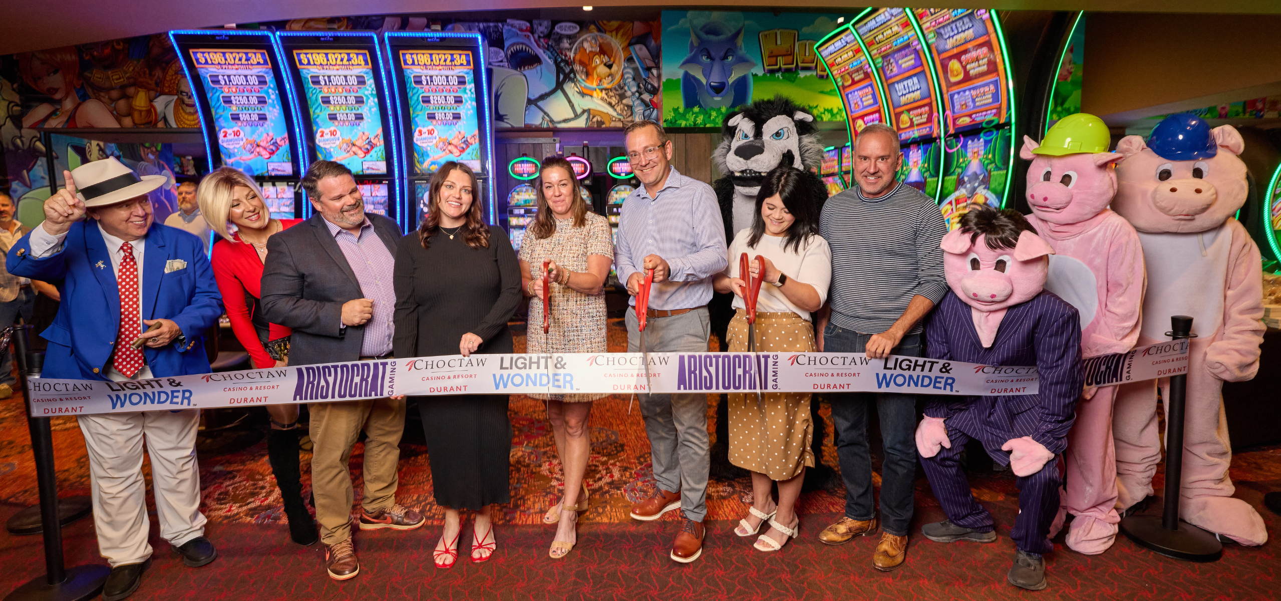 Aristocrat ribbon cutting