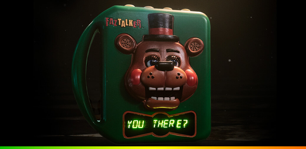 Mug with freddy on it