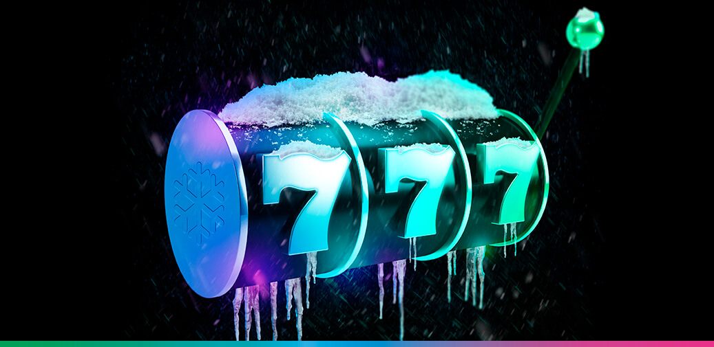 A picture of 777 Reel iced over