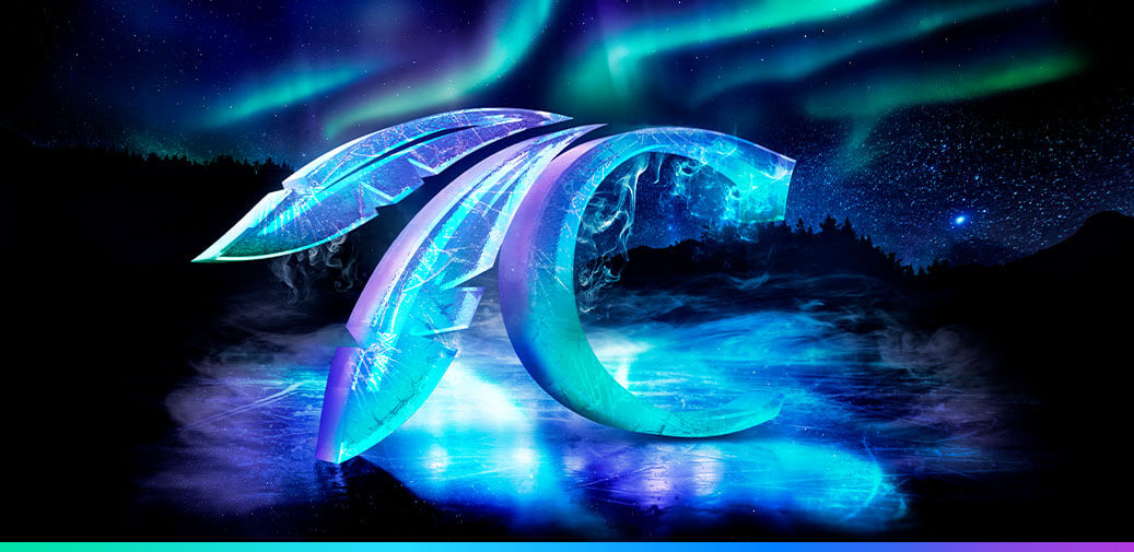 Choctaw C made out of ice