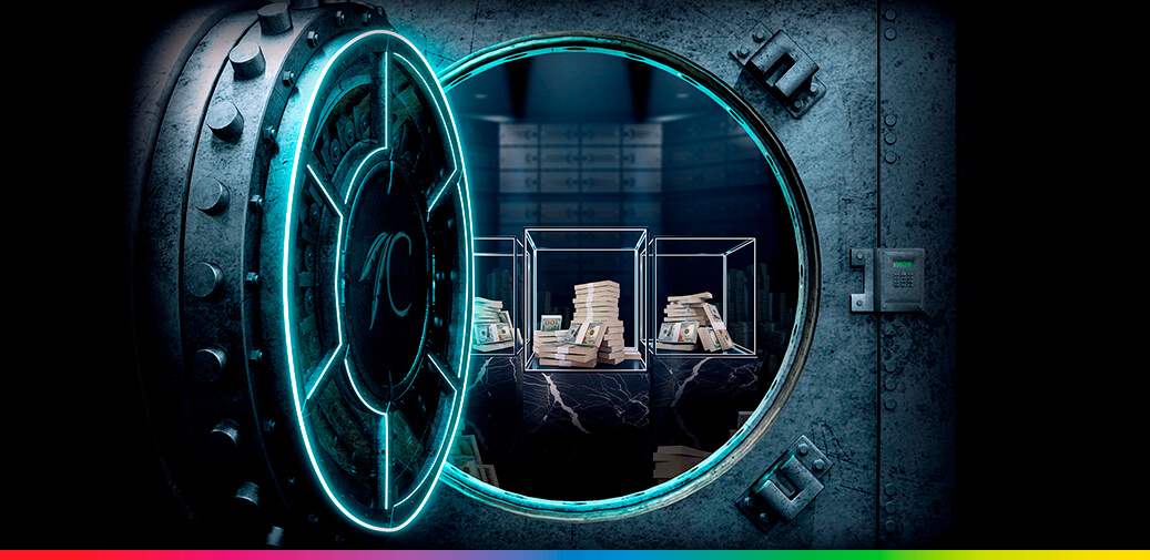 Vault with cash