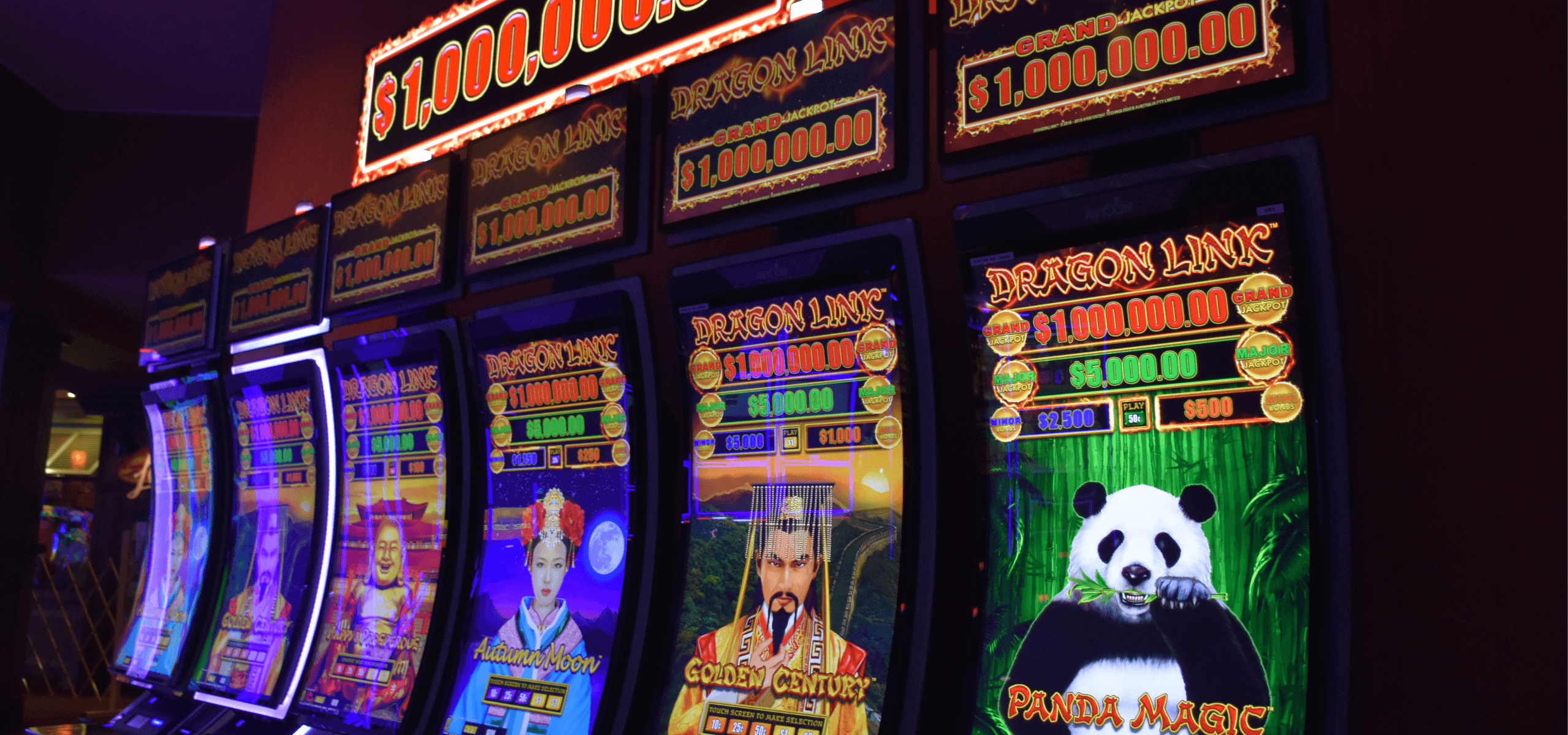 Portrait of Slot machines