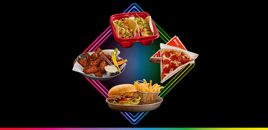A picture of an assortment of food