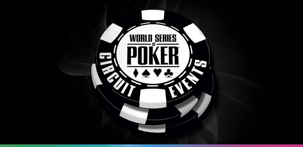 World Series of Poker Circuit Events promotional graphic.