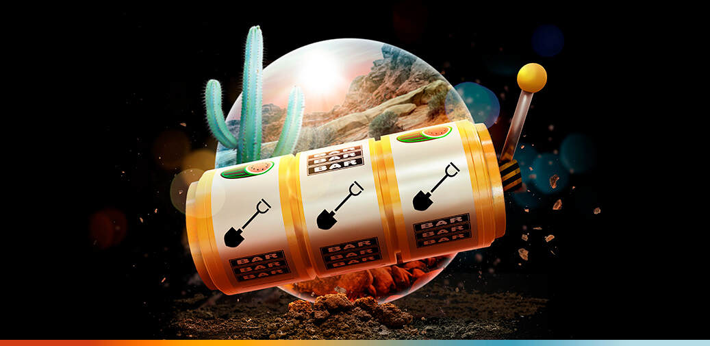 Slot reel with triple shovels